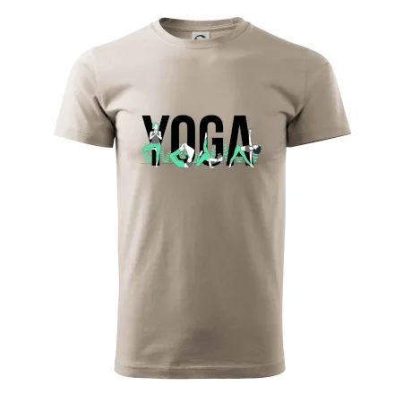 Yoga nápis farebný
