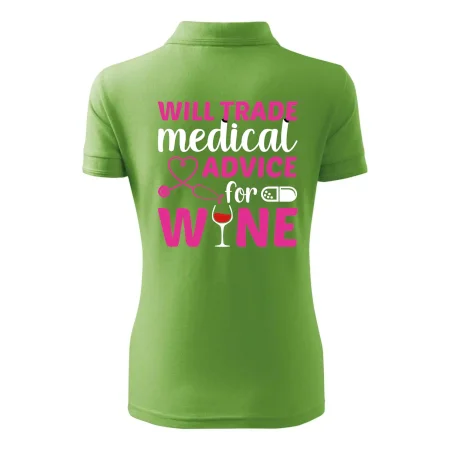 Will trade medical advice for wine