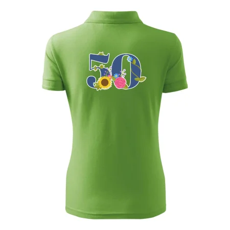 Kvetinové číslo kreslené - 50