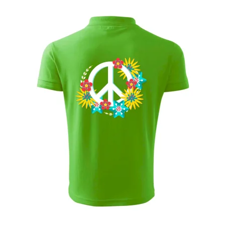 Peace symbol abstraktný