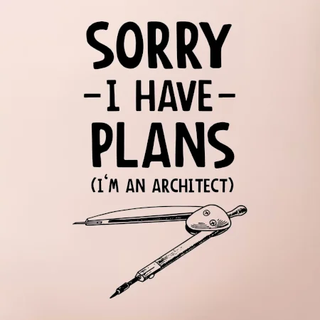 Sorry I have plans - architect