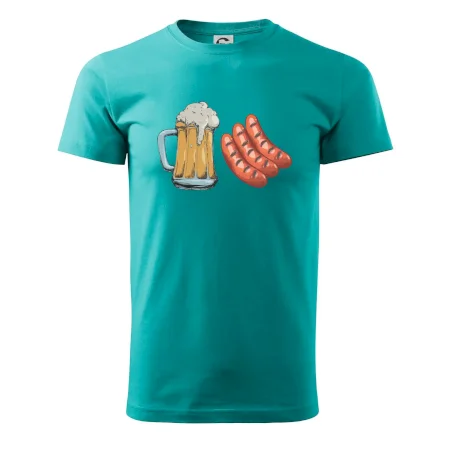 Pivo a klobása
