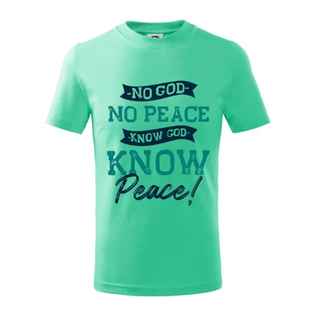 No God no peace, know God know peace