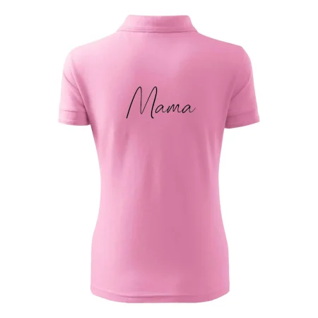 Nápis písací na prsiach - mama