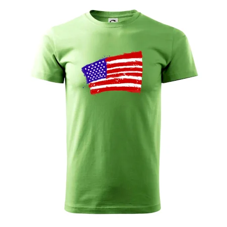 Americká vlajka ohnutá