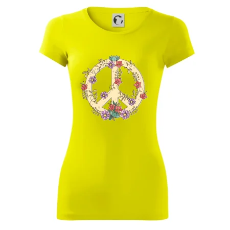 Peace symbol pieskový
