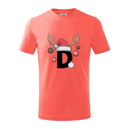 Vianočné rodinné tričká - písmeno a čiapka