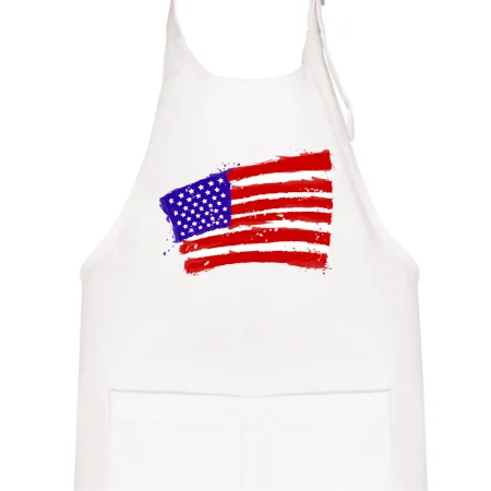 Americká vlajka ohnutá