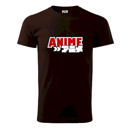 Anime nápis červený