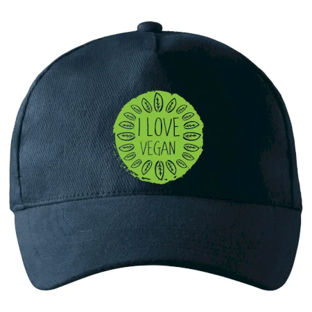 I love vegan v kruhu