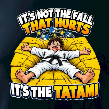Pád bolí tatami judo