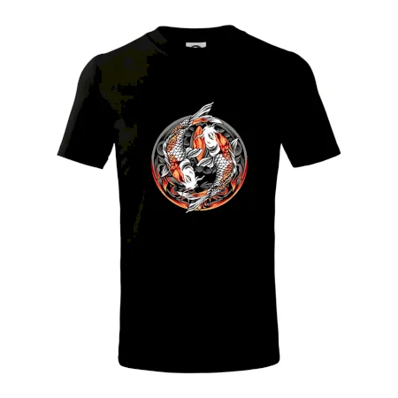 Yin & Yang Koi kapor - oranžový