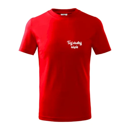 Tvoj vlastný nápis písací - na prsníku