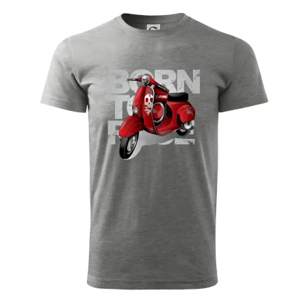 Scooter born to ride red