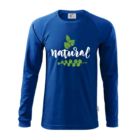 Natural - nápis v listoch