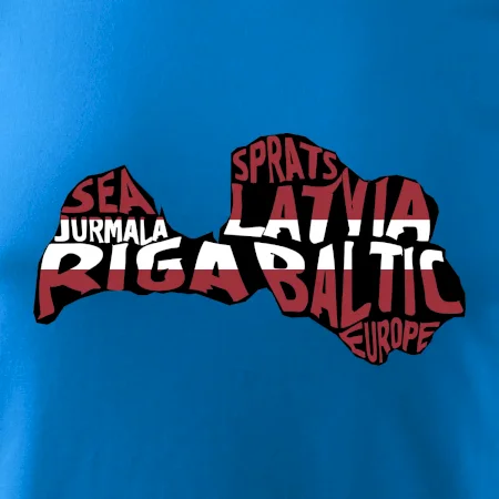 Mapy - názvy miest - Lotyšsko