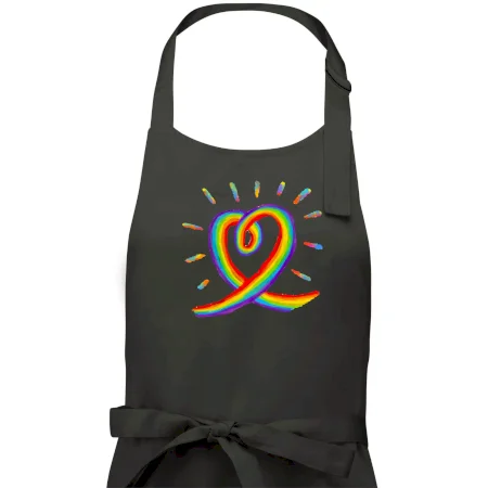 Srdce pride dúha kreslená