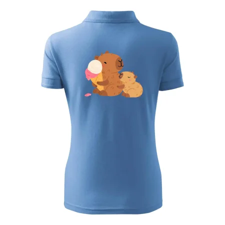 Kapybara so zmrzlinou