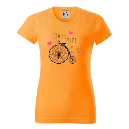 Crazy bike girl
