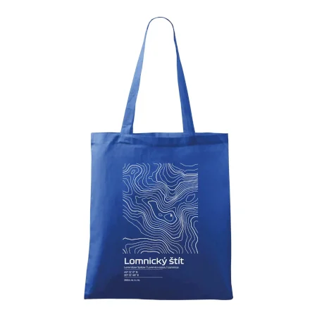 Lomnický štít - vrstevnice v obdĺžniku