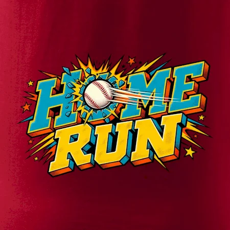 Home run komiksový nápis