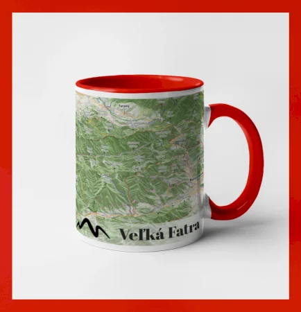Hrnček mapa Veľká Fatra