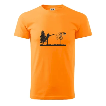Disc golf - žena čierny obrázok