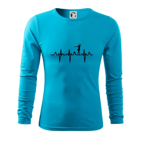 EKG tanečnice salsy