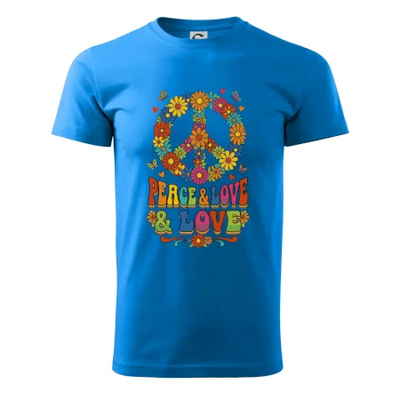 Peace and love - na výšku s květy