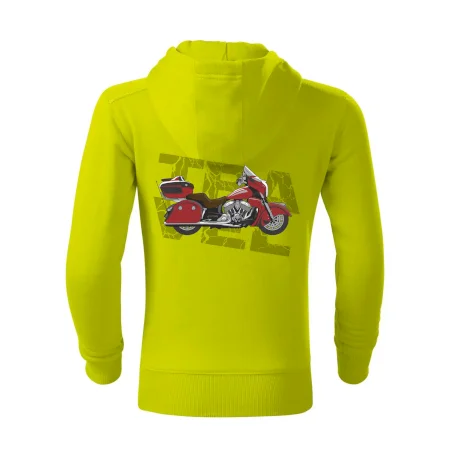 Cestovná motorka Amerika červená