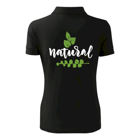 Natural - nápis v listoch