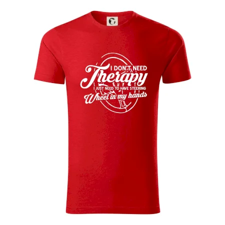 Okrúhly nápis -  I don't need therapy wheel in my hands