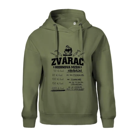 Hodinová mzda zvárač