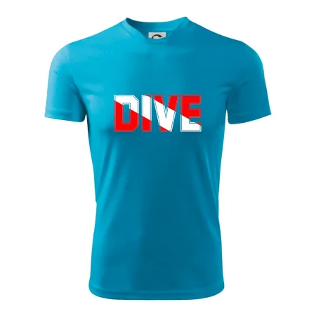 Dive nápis vlajka