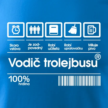 Čiarový kód - Vodič trolejbusu