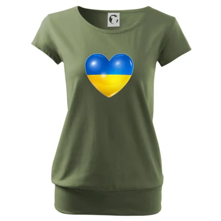 Ukrajina srdce vlajka