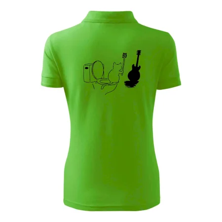 Mačka a gitara WC