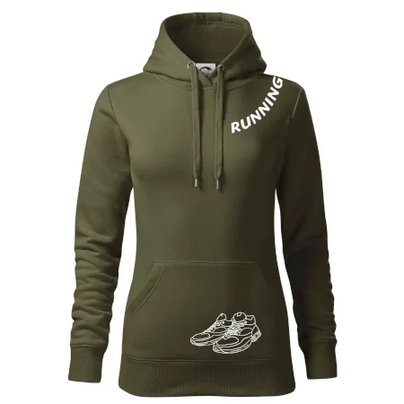 Running nápis šikmo