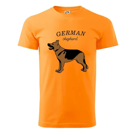 Nemecký ovčiak - hnedý s nápisom