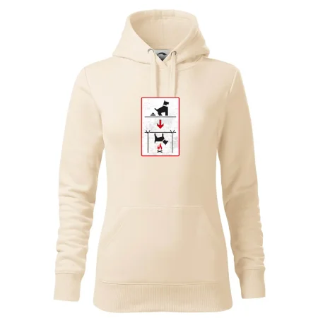 Tričko pre odporcov sraní na chodníku