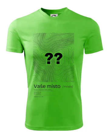 Vaše miesto - vrstevnice v obdĺžniku