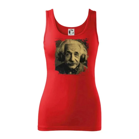 Albert Einstein so slúchadlami