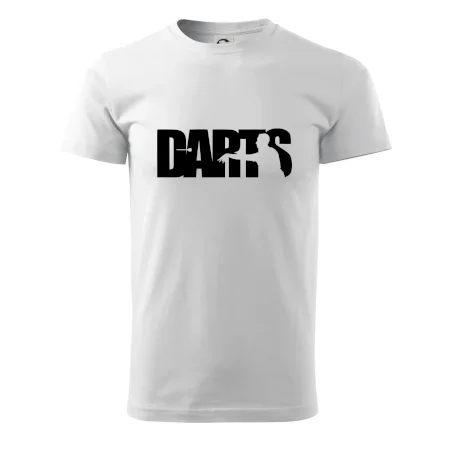 Darts - nápis so šípkarom