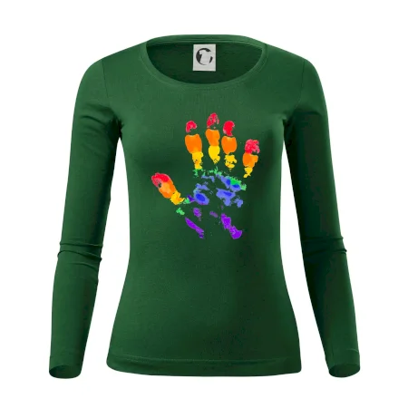LGBT hand print