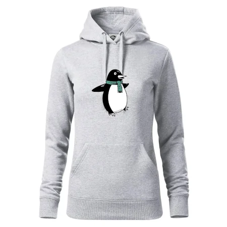 Tučniak so zeleným šálom