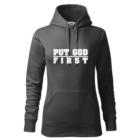 Put God first hrubý nápis