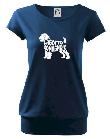 Lagotto romagnolo nápis v tele