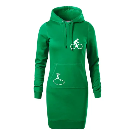 Mapa ČR + kolo na prsu