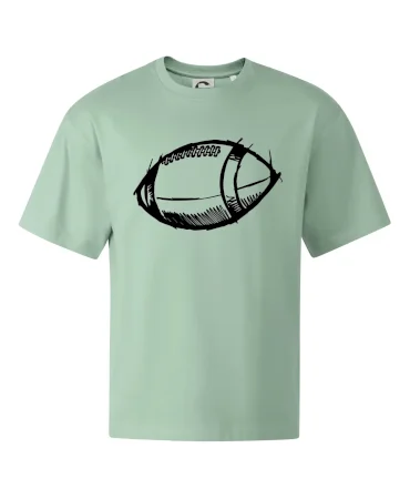 Americký futbal lopta skica