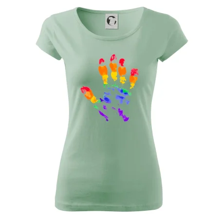 LGBT hand print